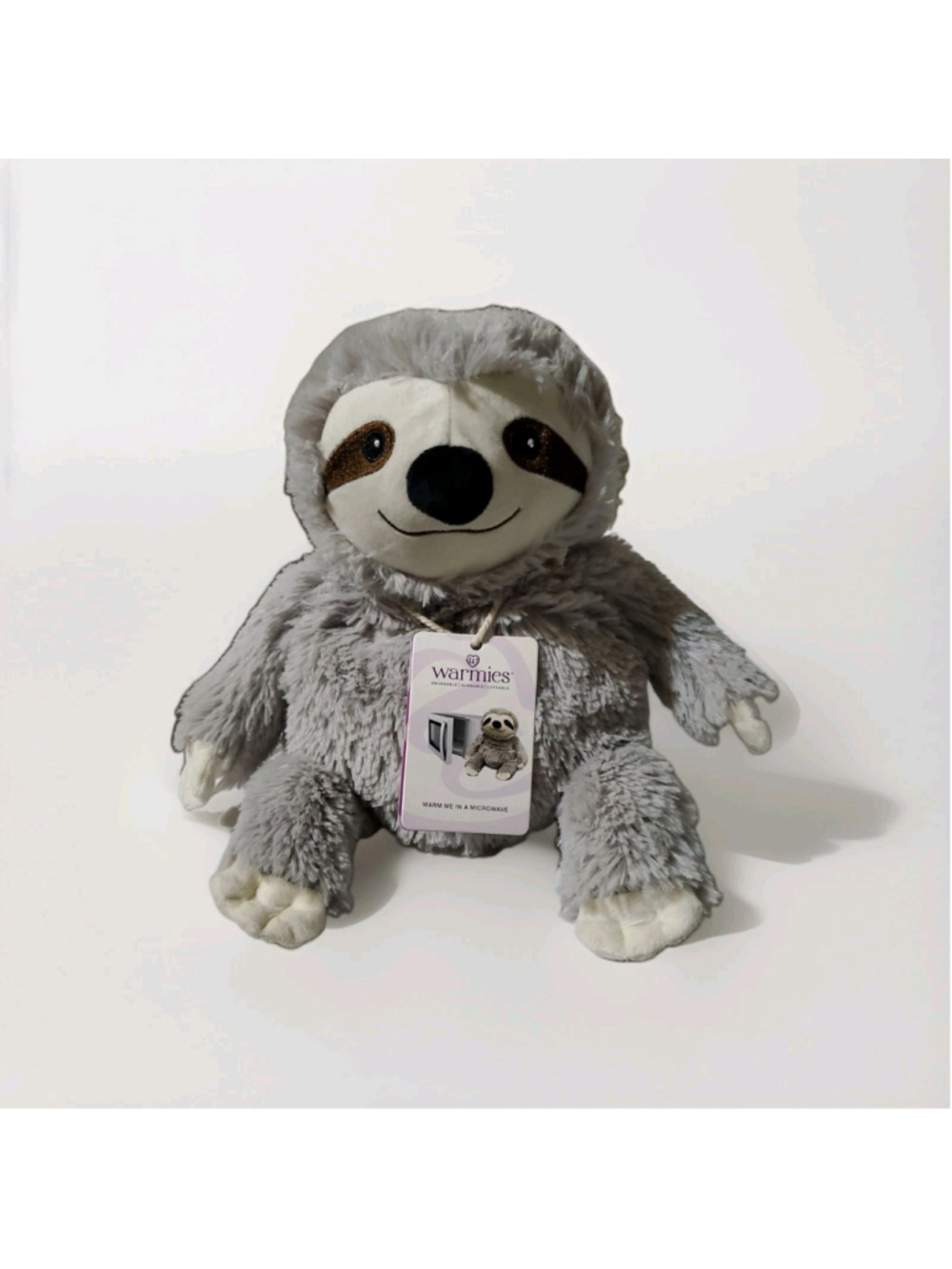 Warmies Microwavable Heated & Weighted Stuffed Sloth